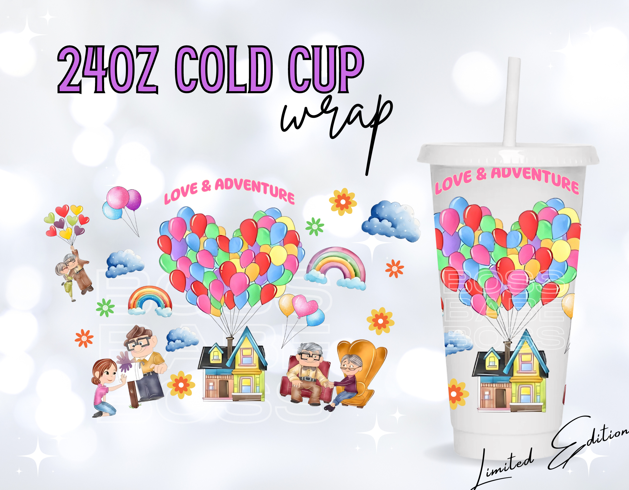 24oz UV DTF Wrap - Up