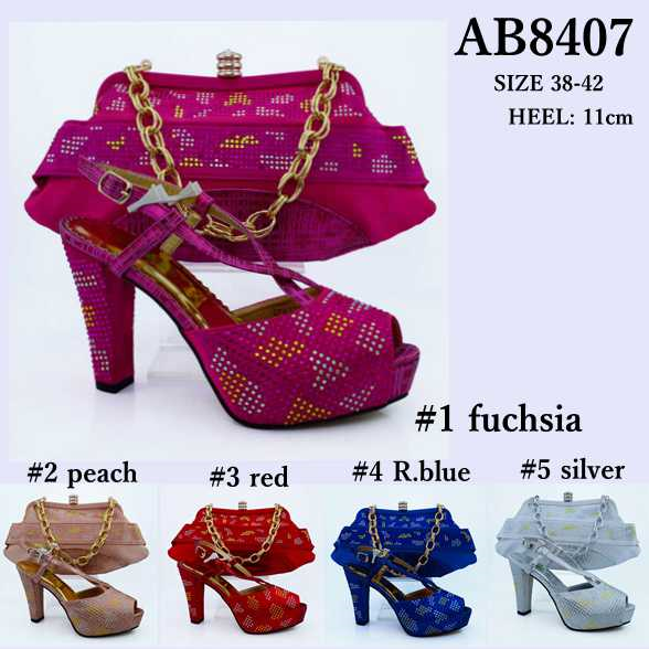 Thumbnail: Leather Shoe & Small Bag sets