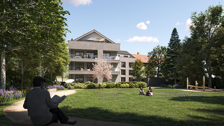 Villa Verde Durlach Außen 3D-Visualisierung