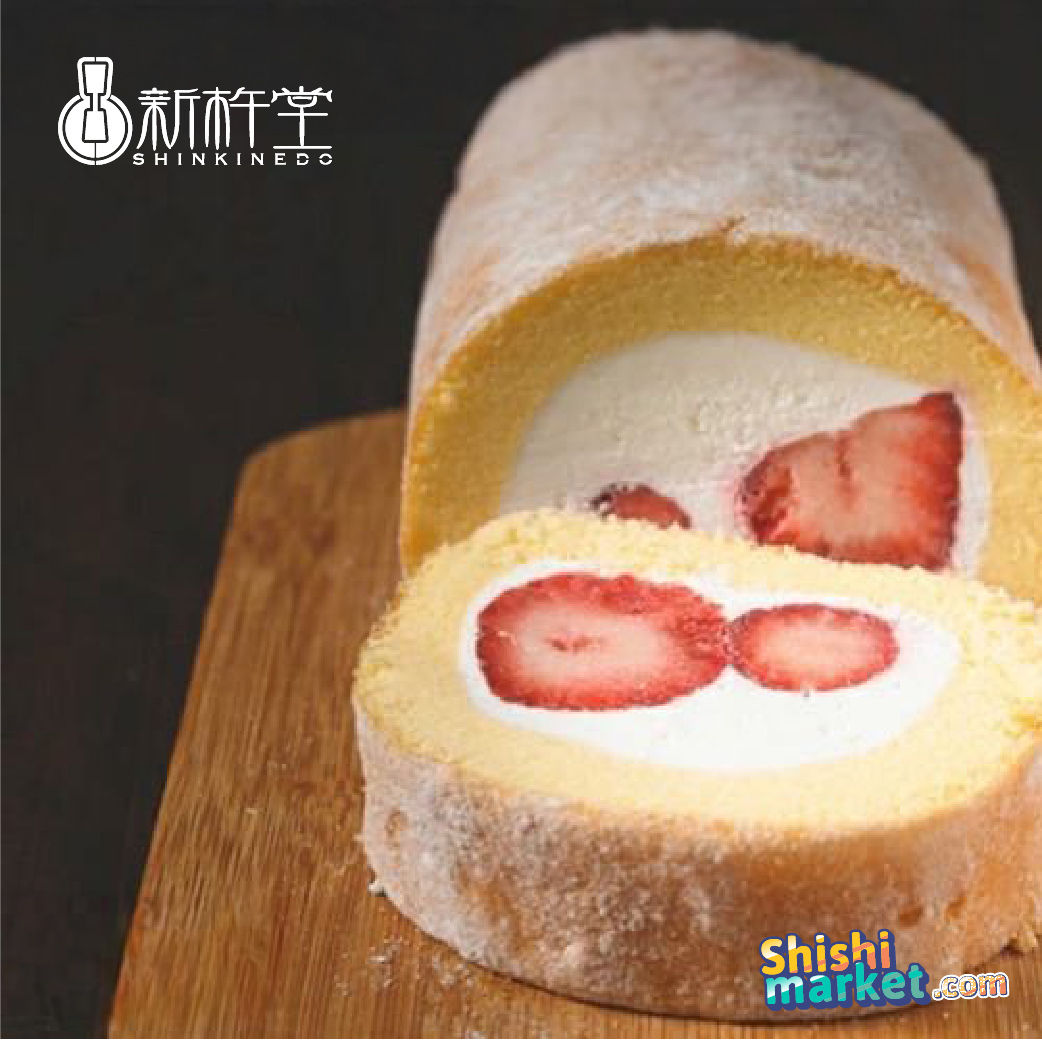 🍓 日本新杵堂 草莓味卷蛋糕(350克)🍓