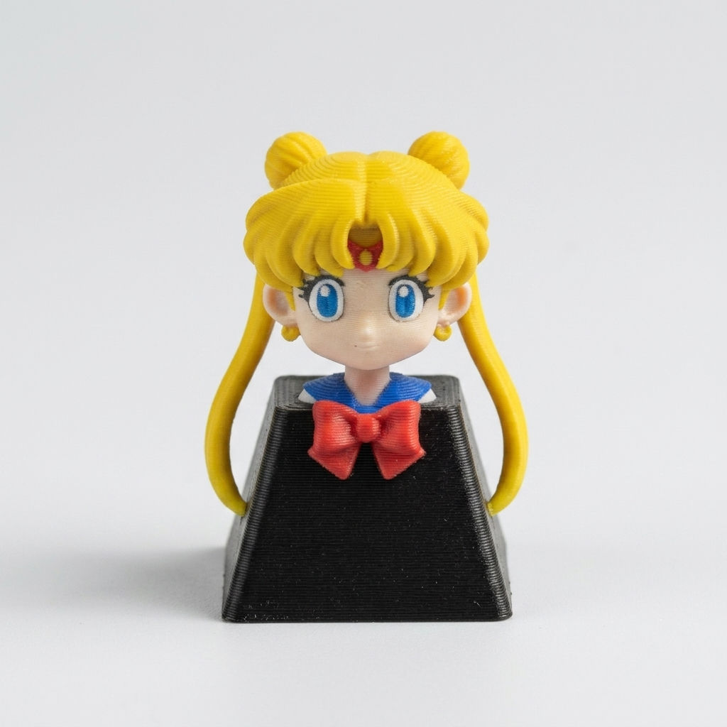 Sailor Moon Usagi Tsukino Artisan Keycap ürün görseli 1