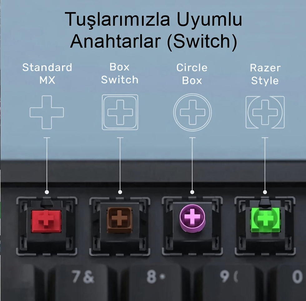 Küçük resim: Valorant Ajanları V1 4'lü Artisan Keycap Seti ürün görseli 5
