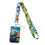 Thumbnail: YL639 Anime Characters Lanyard Car Keychain Personalise ID Card Cover Pass Gym M