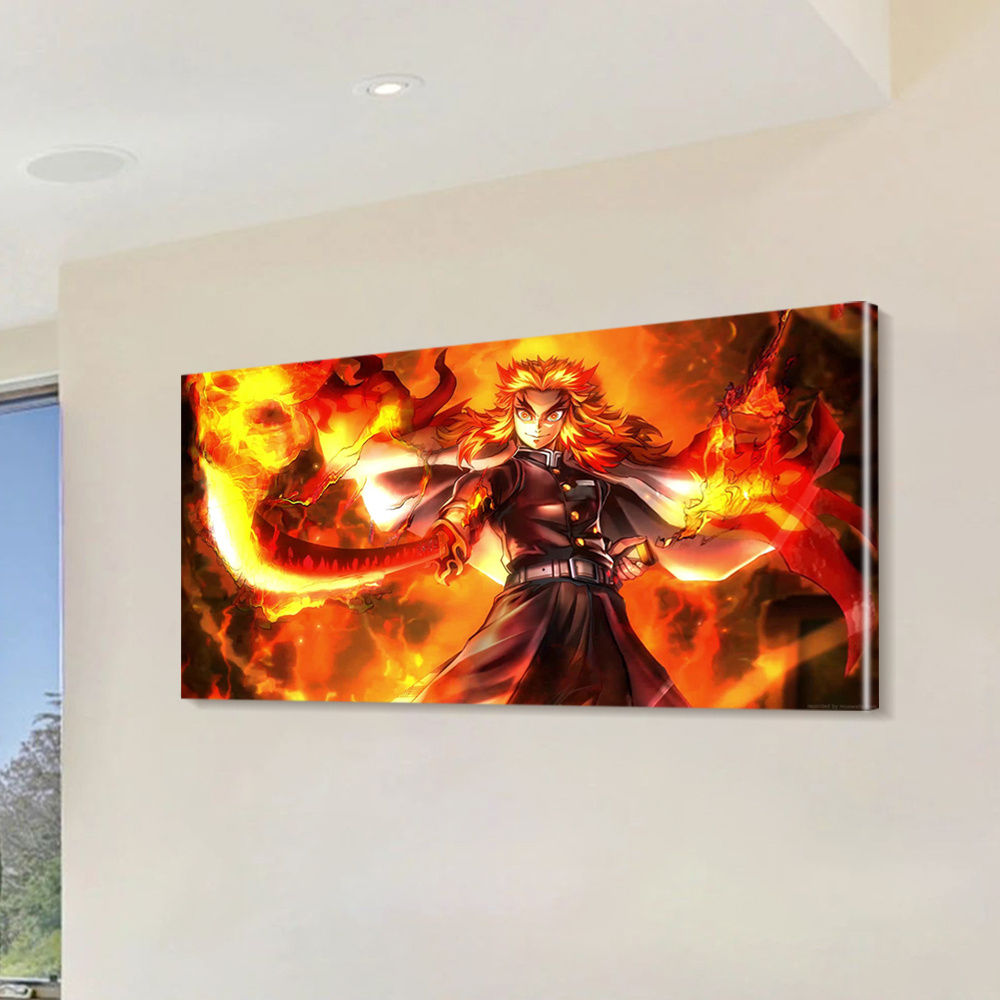 "Iconic" Anime Boy Framed Wall Art - Popular Japanese Film Canvas Print, Decorat