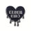 Thumbnail: Elder Emo Heart Shaped Enamel Brooch Pin, Zinc Alloy Lapel Badge for Backpacks, 