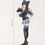 Thumbnail: Snowflake Standing Pose Anime Girl Figurine - Creative Desktop Decor, PVC Collec
