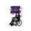 Thumbnail: "Resting Witch Energy" Gothic Wheelchair Witch Sticker Magnet