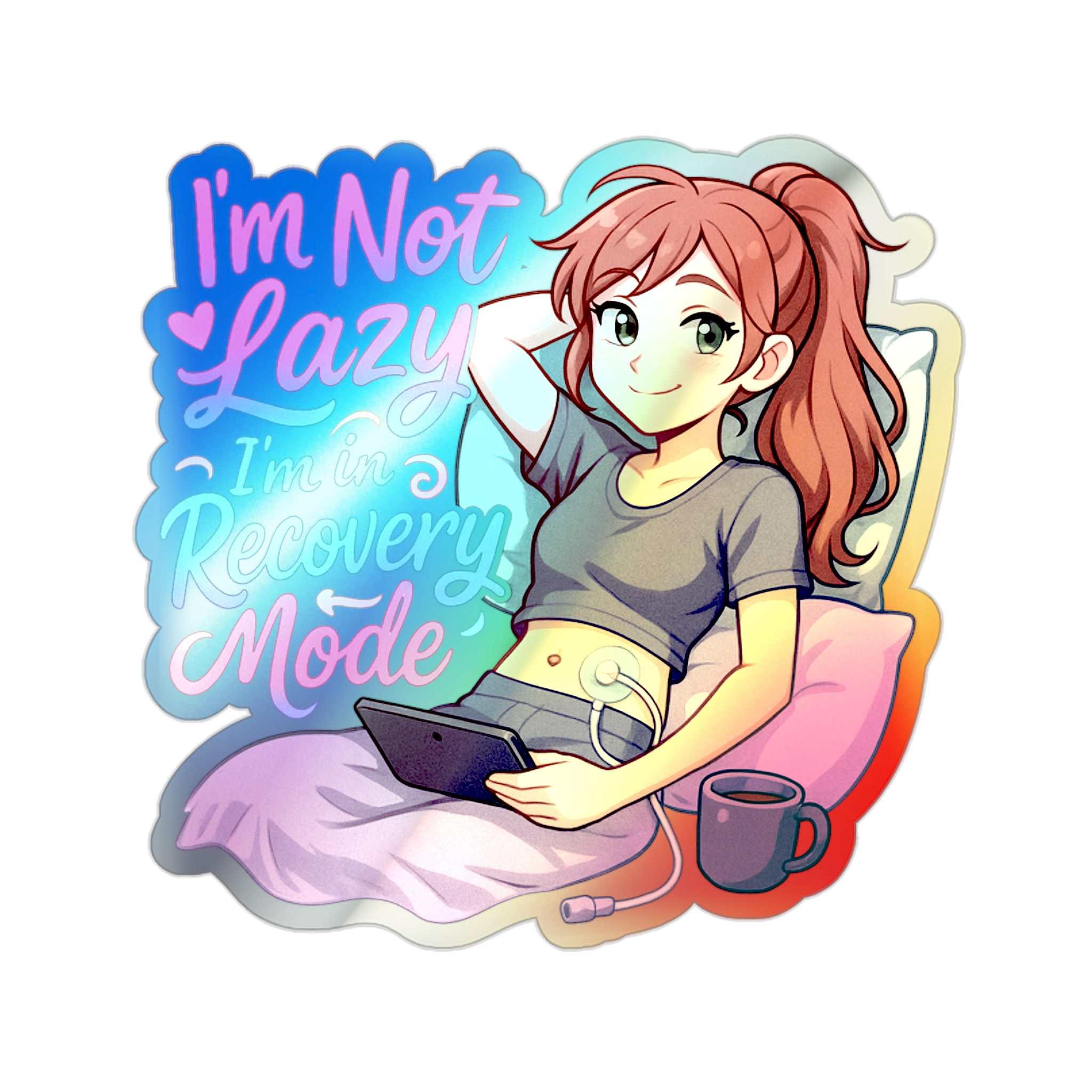 Recovery Mode Holographic Sticker