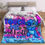 Thumbnail: Custom Name Printed Fleece Throw Blanket, Soft Durable, Contemporary Style, Mixe