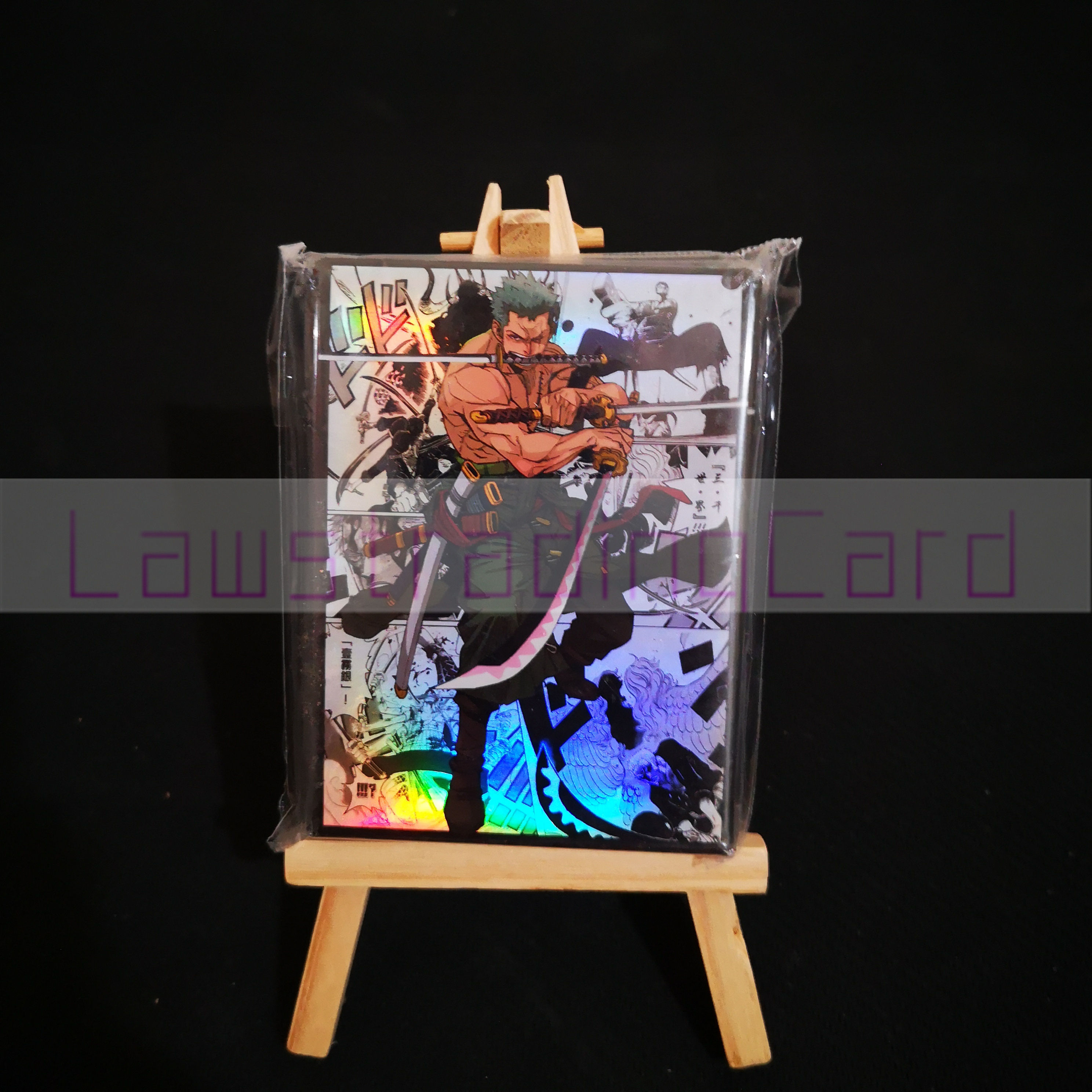 One Piece - Roronoa Zoro Foil Card Sleeves 66mmX91mm 60ct