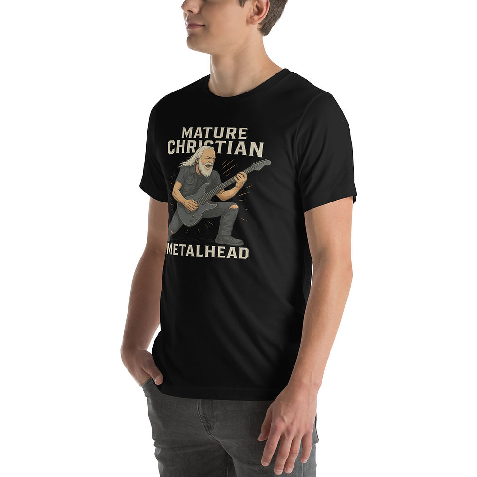 Thumbnail: Mature Christian Metalhead (Unisex t-shirt)