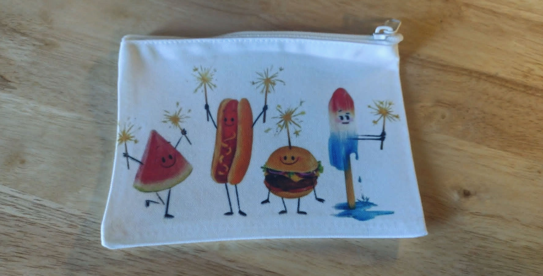 Picnic friends small zipper bag