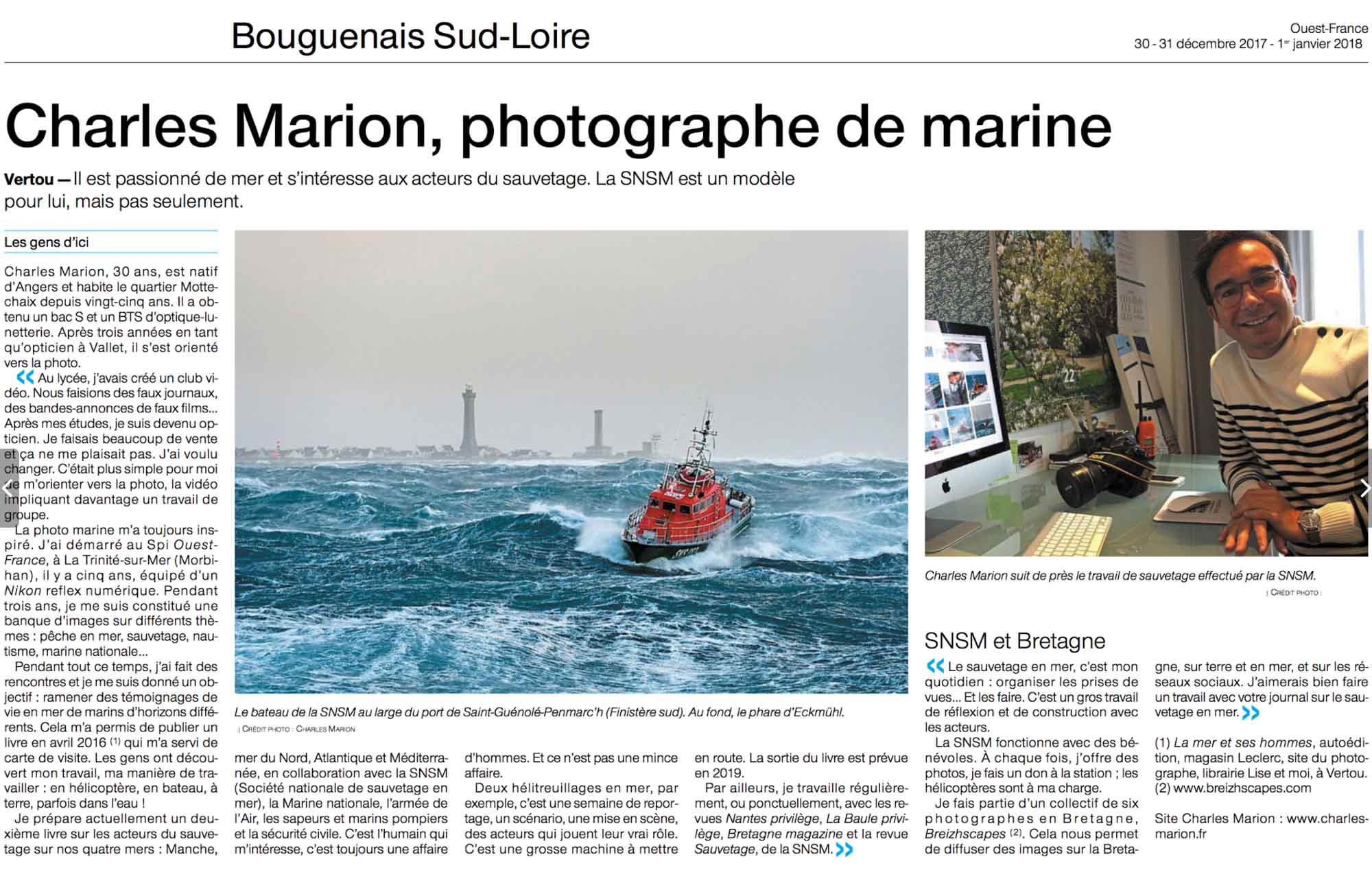 Ouest France Nantes - 30/31 Décembre