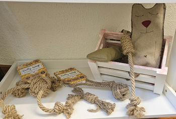 Betty Woof Hundespielzeug Hanfseil