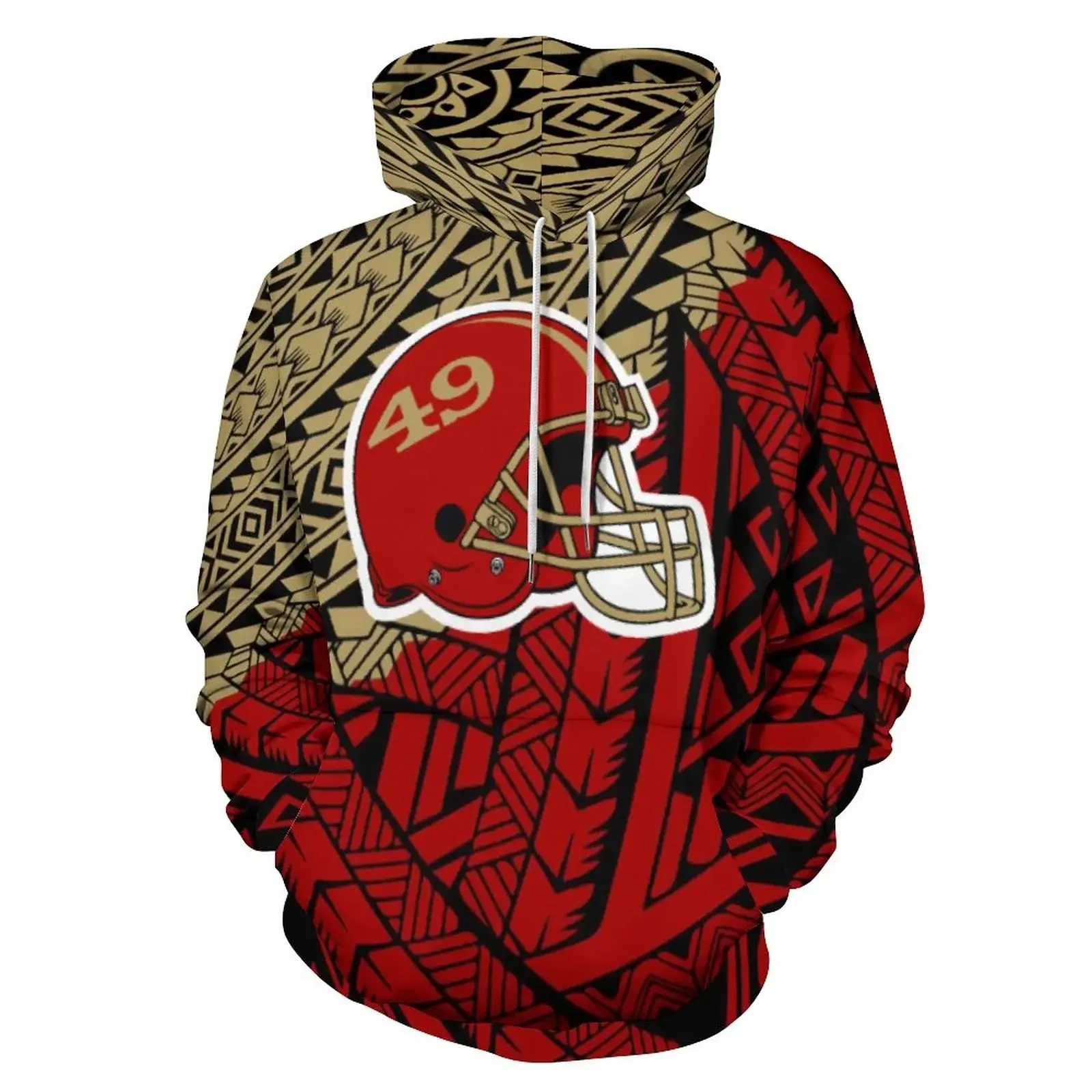 Newest Style Football Team Logo Hoodie