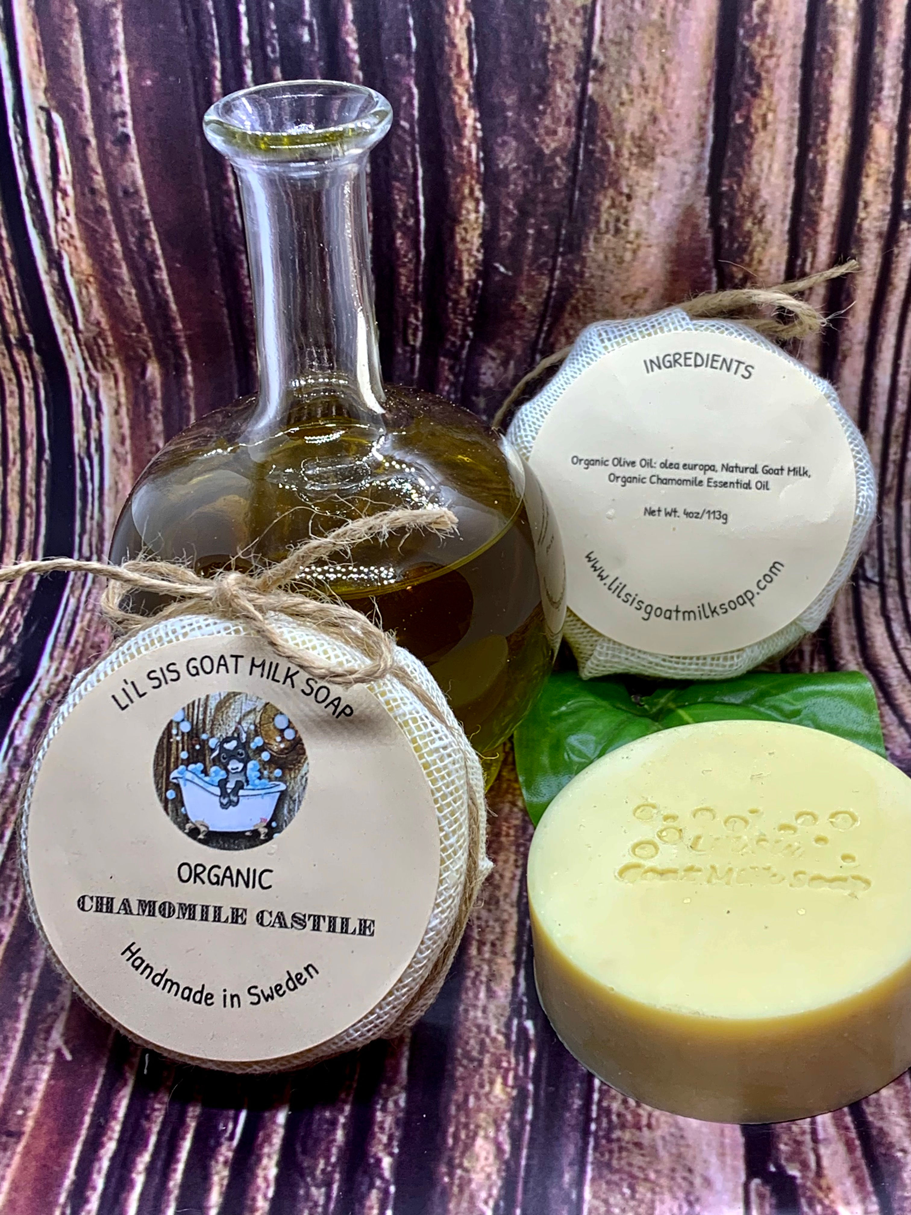 Li'l Sis Organic Chamomile Castile Goat Milk Soap