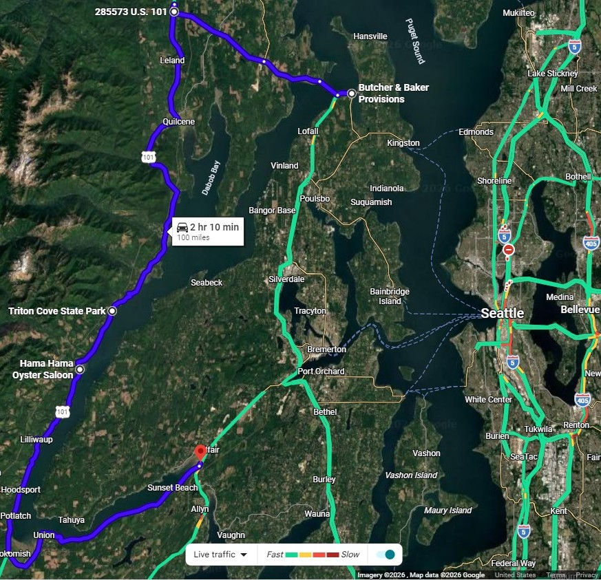 Hood Canal Drive-Road Less Travelled