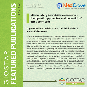 Inflammatory Bowel Diseases: Current Therapeutic Approaches And Potential Of Using Stem Cells