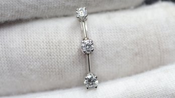 14k gold pendant with a diamond accent, available in Doylestown, PA.