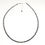 Thumbnail: 18k White Gold, Natural Black Diamond Necklace 30.0ctw Diamonds, 15 inches