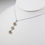 Thumbnail: 18k White Gold Diamond Pendant Necklace 1.5ctw Natural Gemstone Jewelry