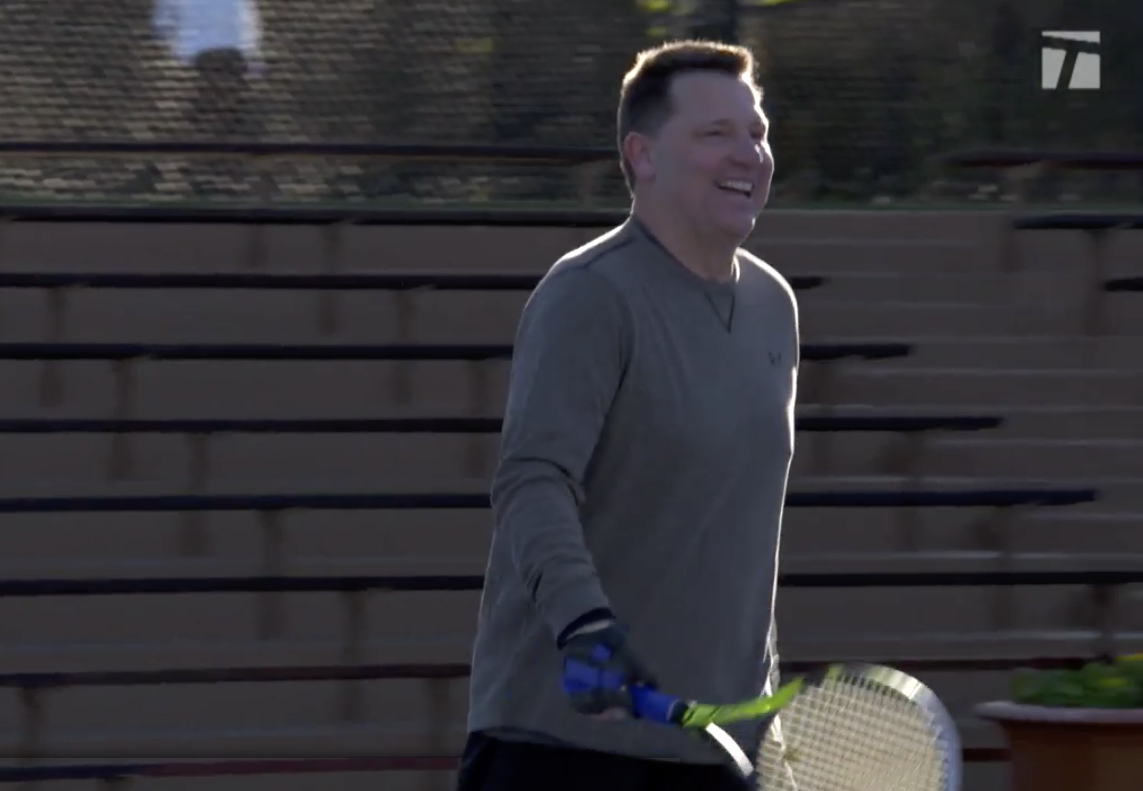 Jonathan playing tennis again 2018