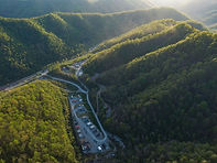 Aerial View, Devil's Backbone Adventure Resort Hatfield McCoy Trails