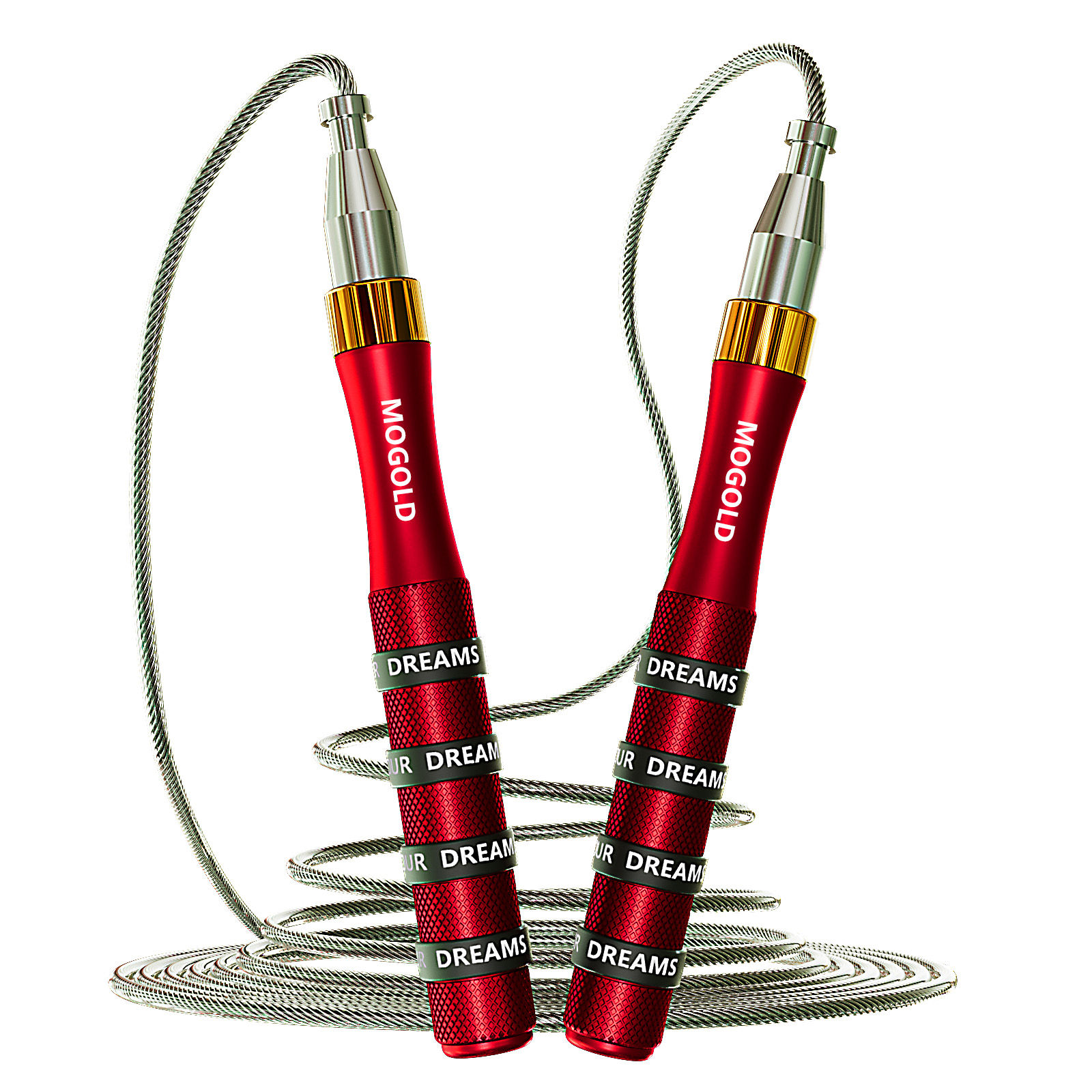Self-Locking Bearing Skipping Rope, Suitable for Human Aerobics, Aluminum Alloy
