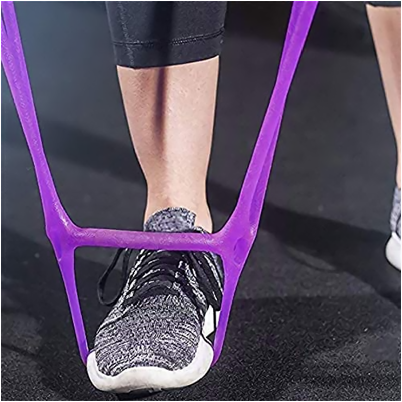 Thumbnail: 7 Ring Stretch Resistance Exercise Band Back Foot Leg Hand Stretcher Arm Exercis