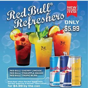 RedBull Refreshers at Black Rock