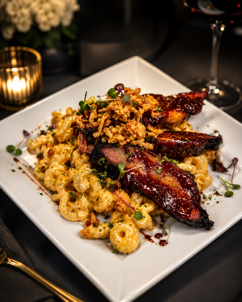 Club Chalet Supper Club in Green Bay Wisconsin BBQ Brisket Mac and Cheese