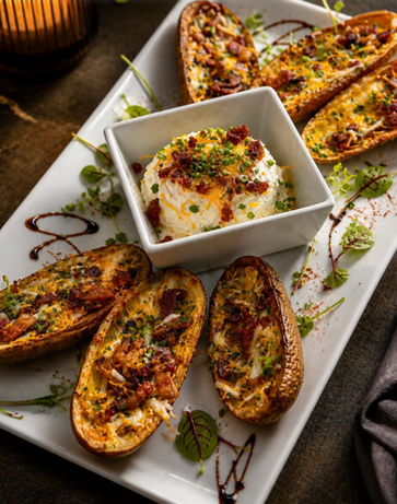 Club Chalet Green Bay Wisconsin loaded potato skins