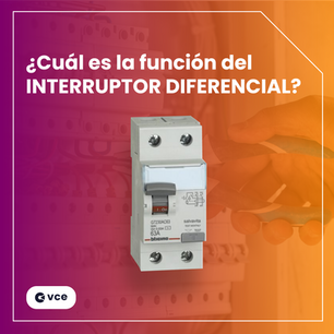 ¿Cuál es la función del NTERRUPTOR DIFERENCIAL?