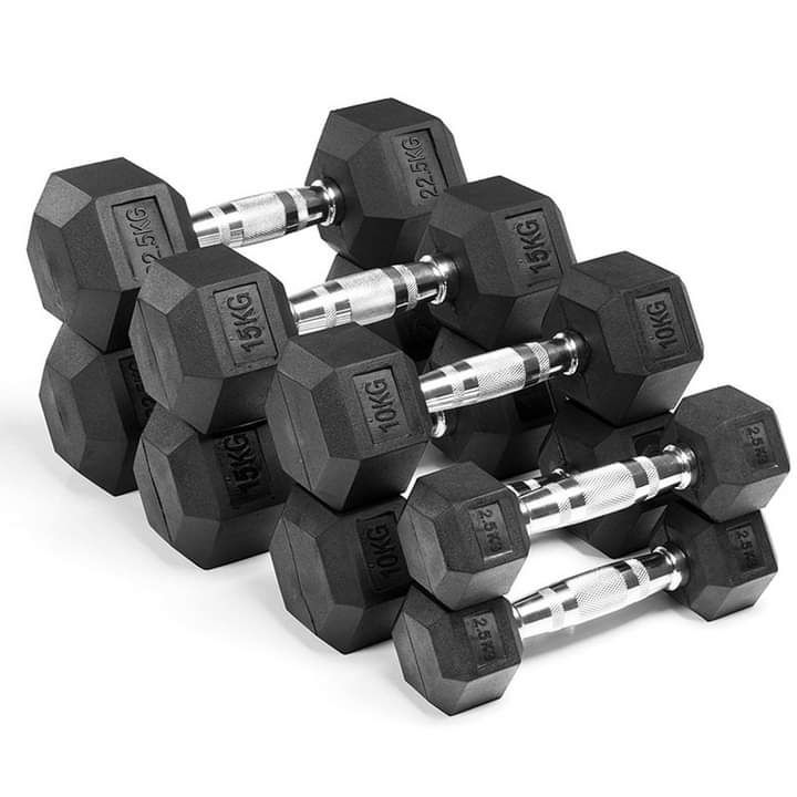 Hex Dumbbells 5 KG Pair