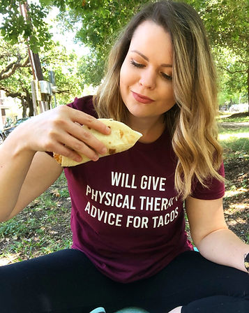 Pelvic Floor expert Dr. Aleksandra Strugalska practicing joyful self-care and intuitive eating