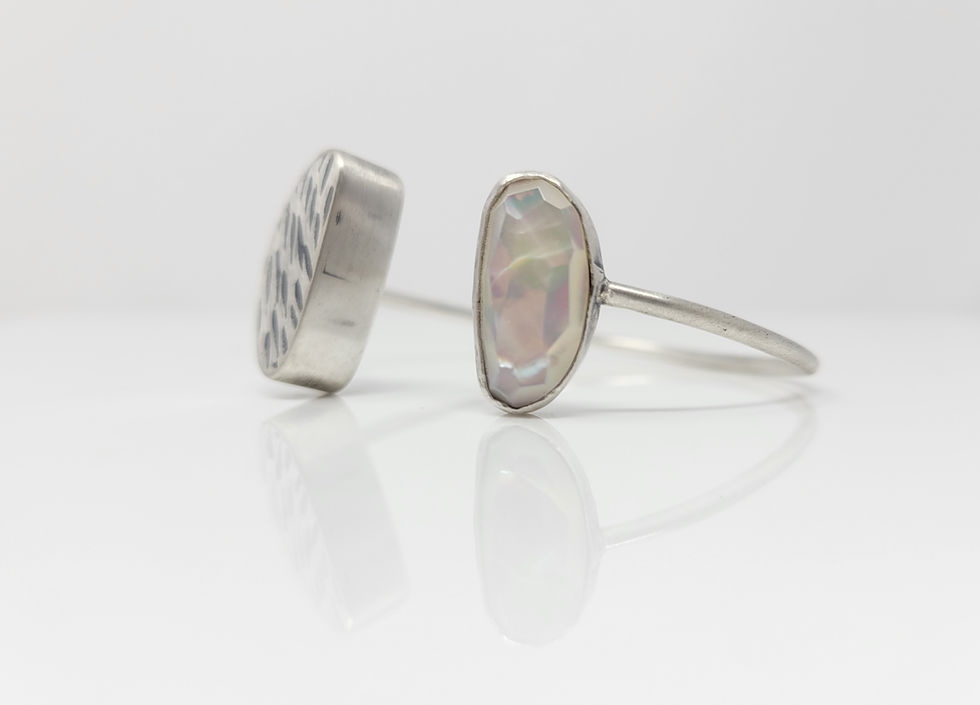 Thumbnail: Mother Of Pearl Bracelet Side View