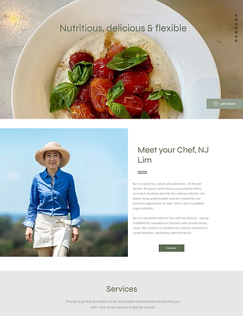 Me & Pantry Retreat website