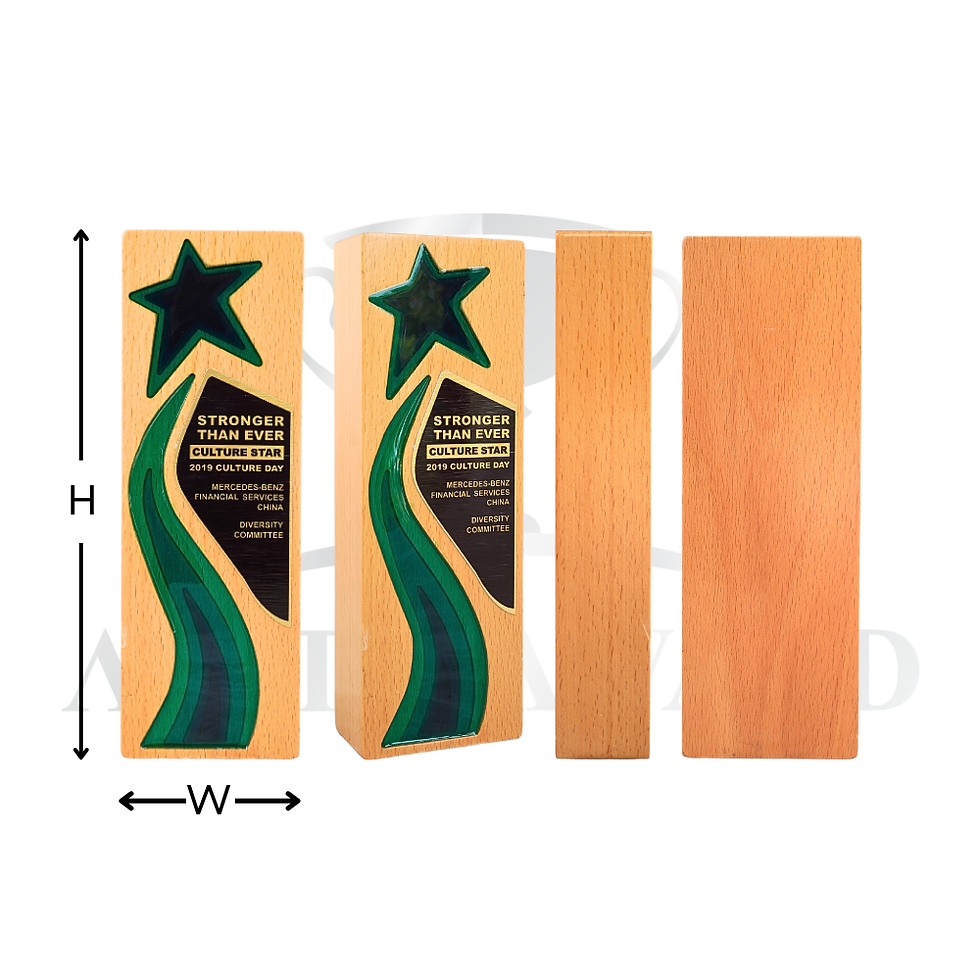 ภาพขนาดย่อ: โล่รางวัลไม้ AC001