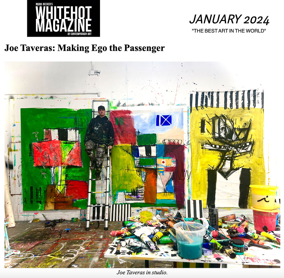 Joe Taveras in Whitehote Magazine