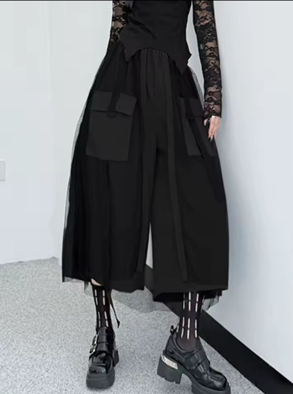 Thumbnail: Mesh Wide Leg Pants