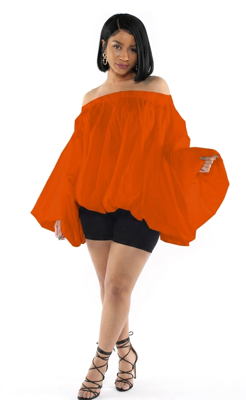 Thumbnail: Tangerine Breeze Bubble Top