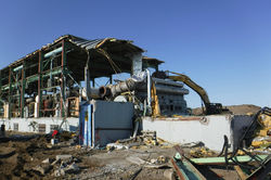 building demolition shear