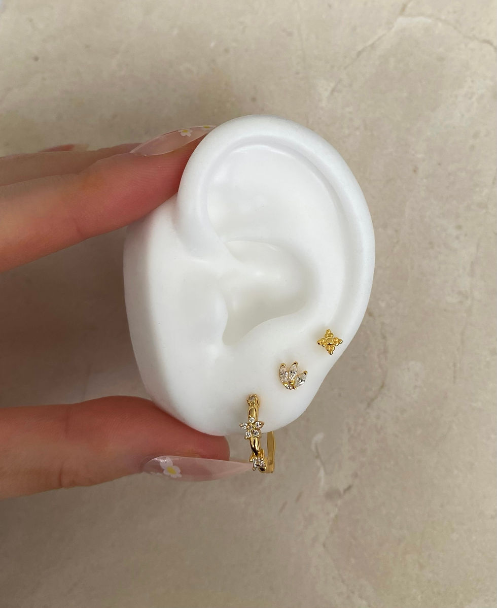 Thumbnail: LOTUS STUDS | GOLD