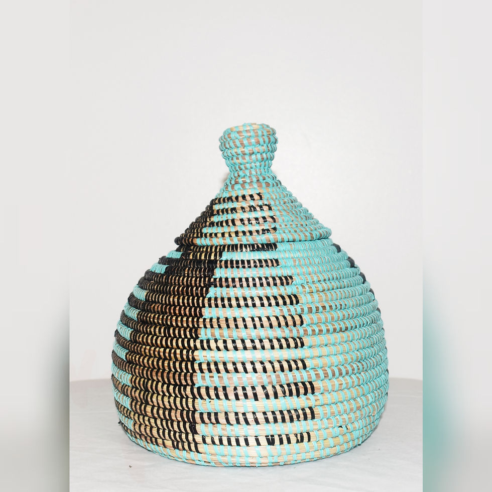 Thumbnail: Woven Basket/ Panier Vannier
