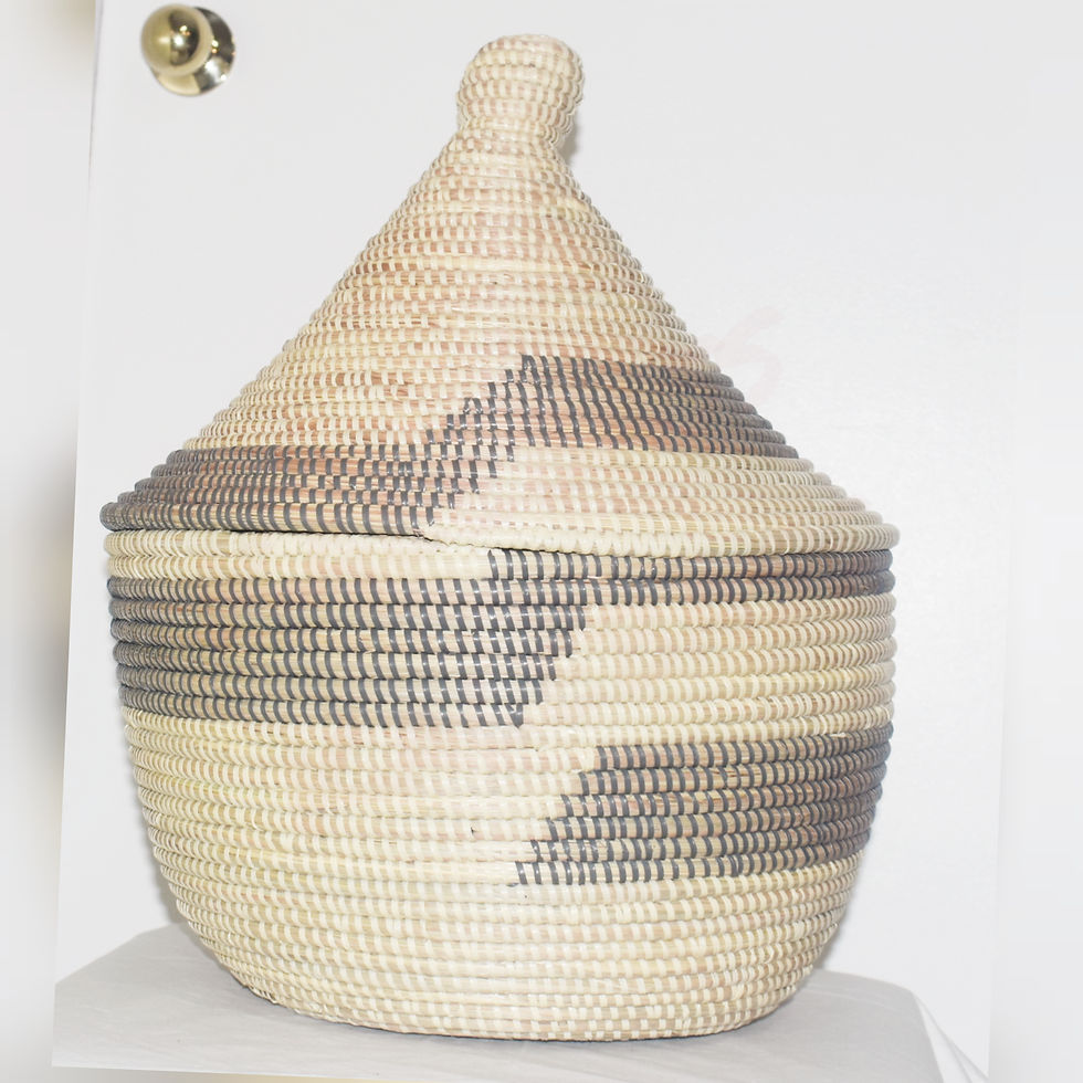 Thumbnail: Woven Basket/ Panier Vannier