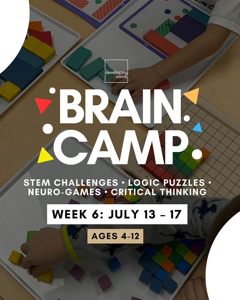 Week 6: July 13–17 Brain Camp (4-12)