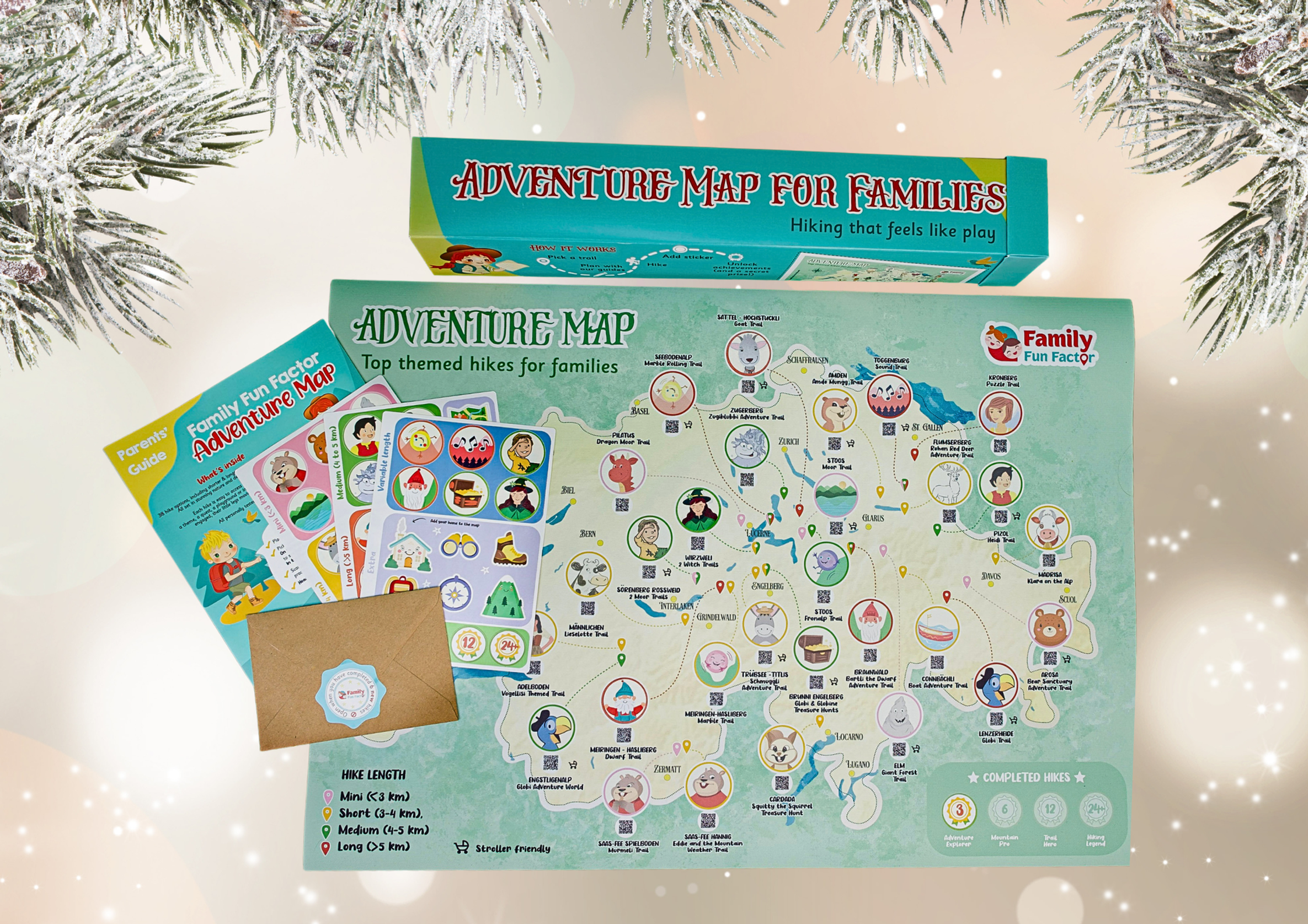 Adventure Map for Families — Hiking Edition