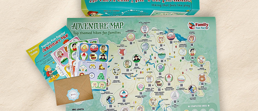 Adventure Map for Families — Hiking Edition