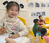 Children participating in a creative workshop at B&P – Art for Children in Da Nang