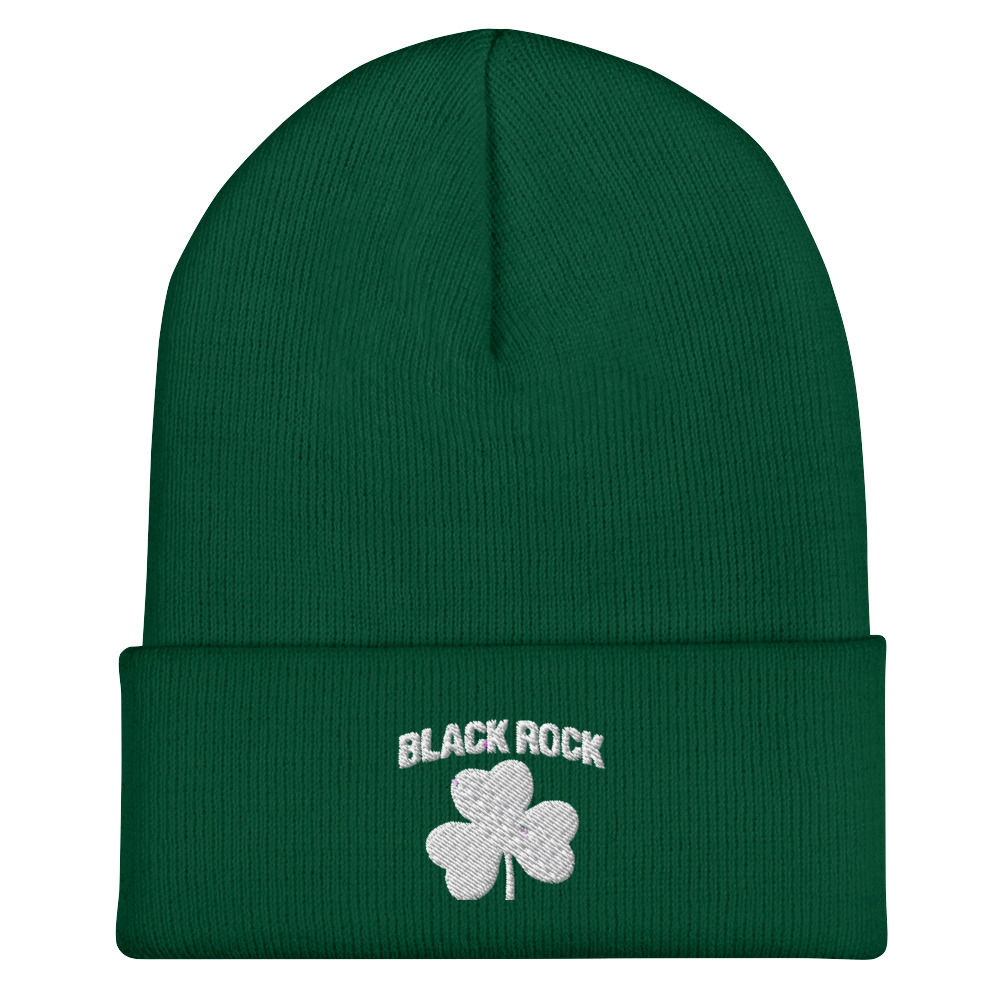 'Black Rock St. Patrick's Day' Cuffed Beanie